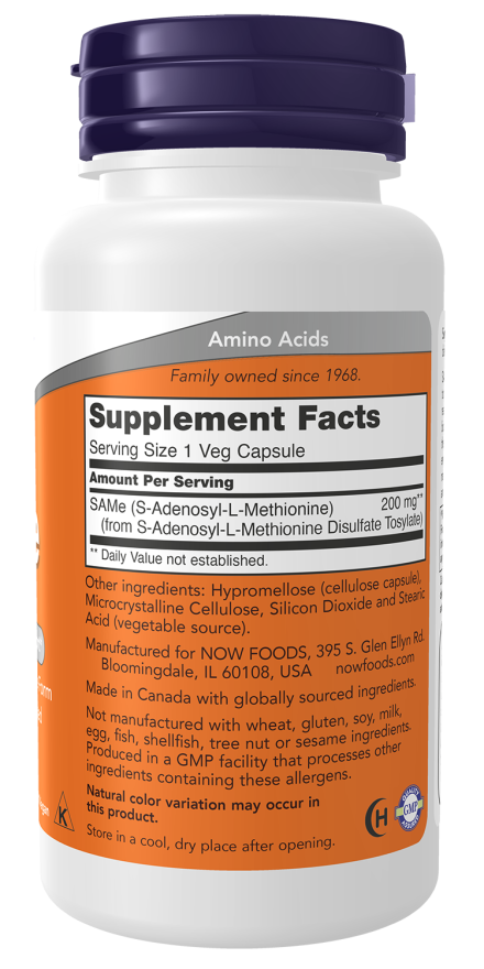 SAMe 200 mg Veg Capsules (60 Veg Capsules)