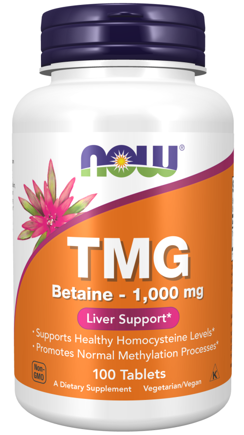 TMG Betaine 1,000 mg Tablets (100 Tablets)