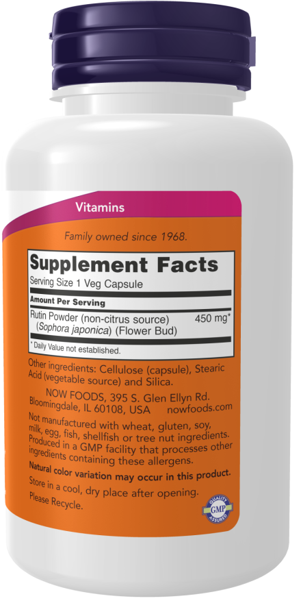 Rutin 450 mg Veg Capsules (100 Veg Capsules)