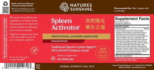 Spleen Activator TCM Concentrate (30 caps)