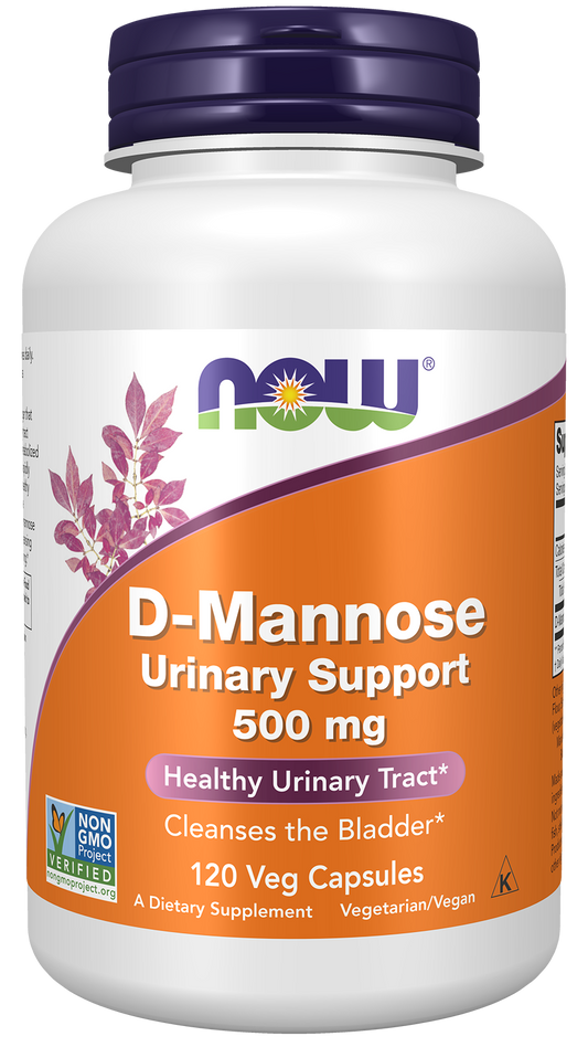 D-Mannose Urinary Support 500 mg Veg Capsules