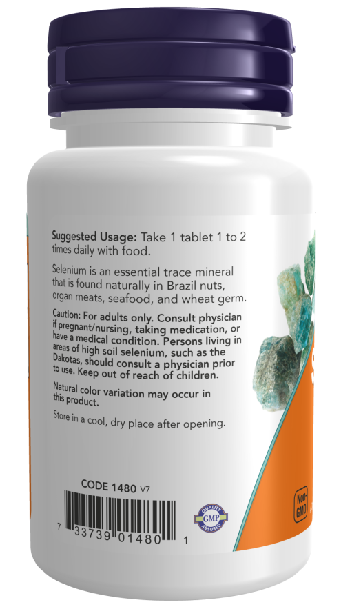 Selenium 100 mcg Tablets (100 Tablets)