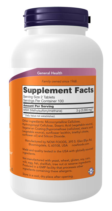 MSM 1500 mg Tablets