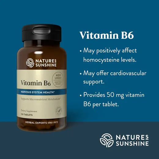 Vitamin B6 (50 mg) (120 tabs)