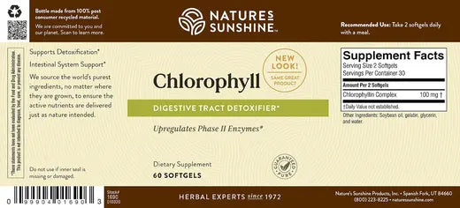 Liquid Chlorophyll Supplements (60 softgel caps)