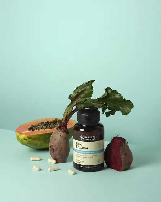 Food Enzymes - Digestive Relief & Support Dietary Supplement  (120 caps)