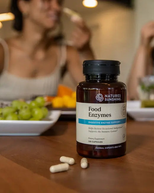 Food Enzymes - Digestive Relief & Support Dietary Supplement  (120 caps)
