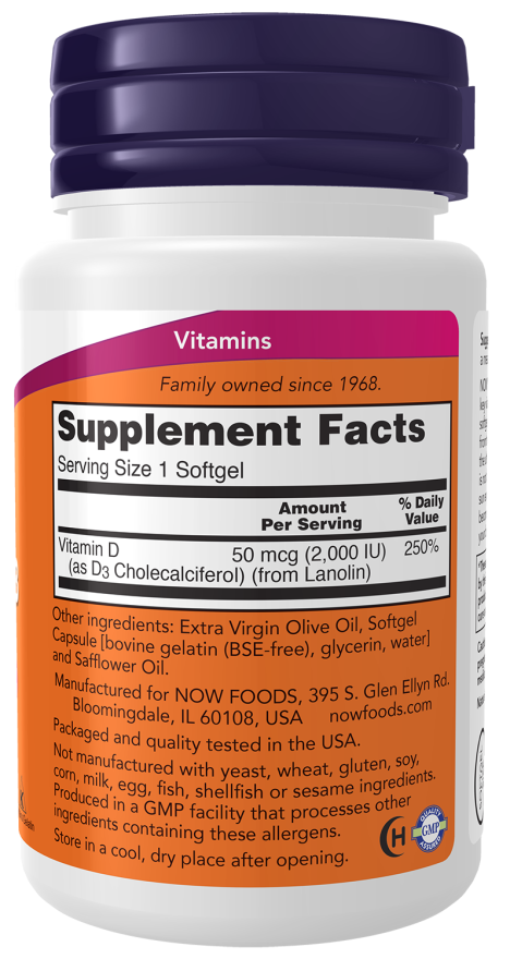 Vitamin D-3 2000 IU Softgels