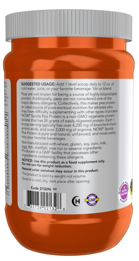 Pea Protein, Unflavored Powder