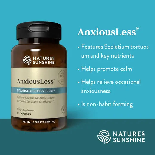 Anxiousless - Stress Relief Dietary Supplement (30 caps)