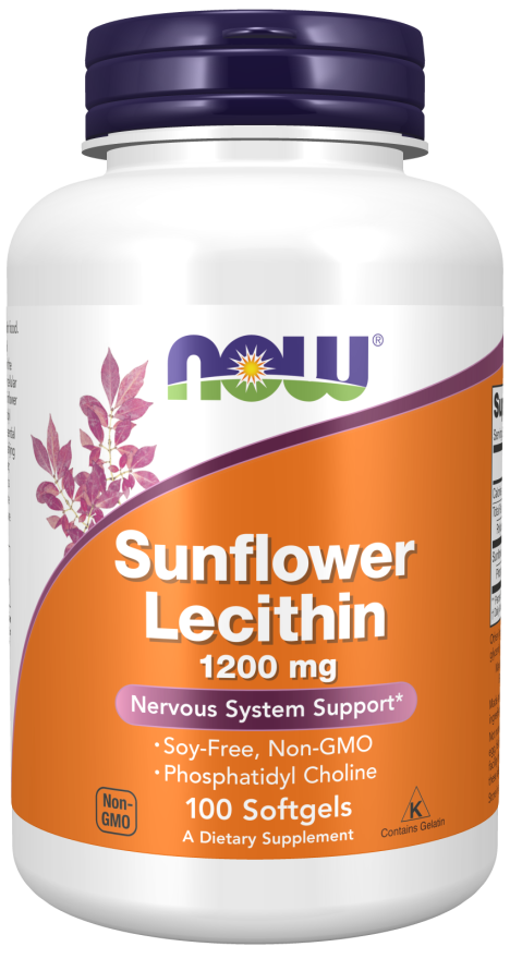 Sunflower Lecithin 1200 mg Softgels (100 Softgels)