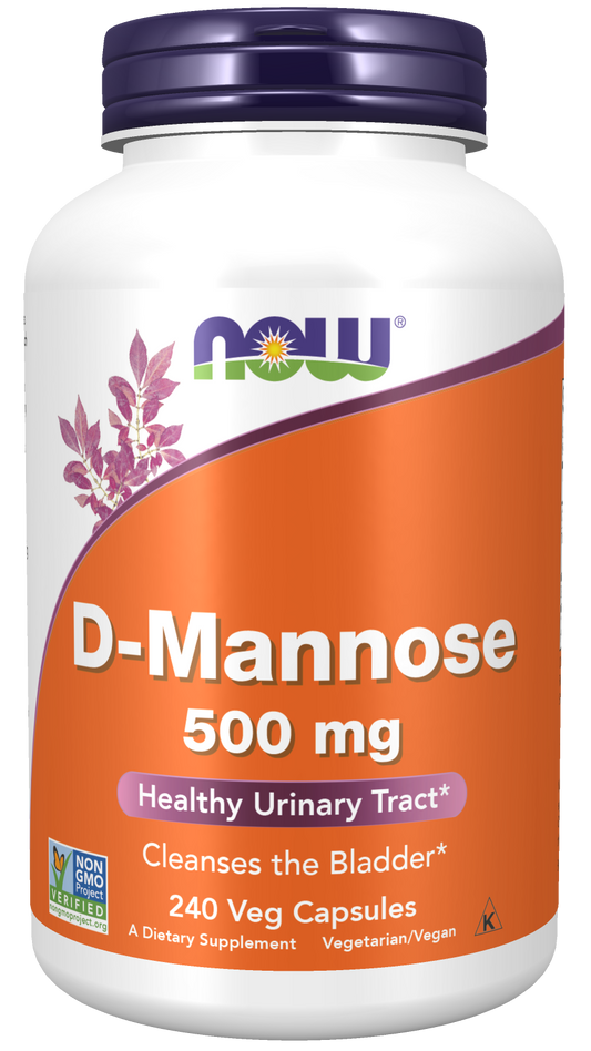 D-Mannose Urinary Support 500 mg Veg Capsules