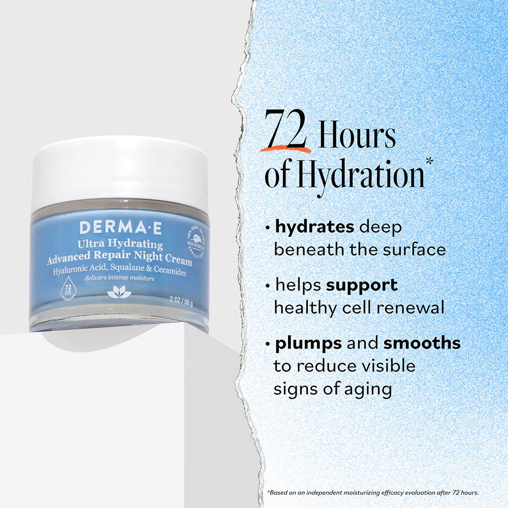 Derma E Ultra Hydrating Advanced Repair Night Cream 2 oz