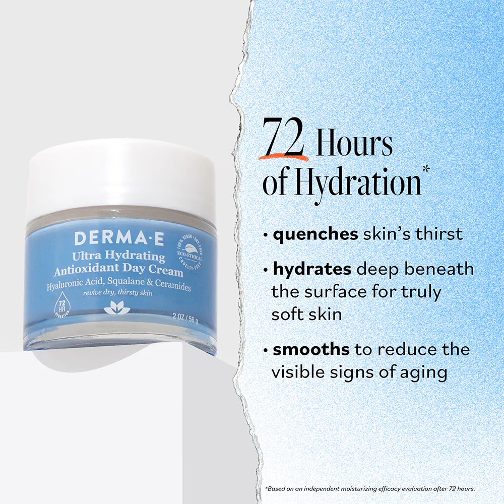 Derma E Ultra Hydrating Antioxidant Day Crea, 2 oz