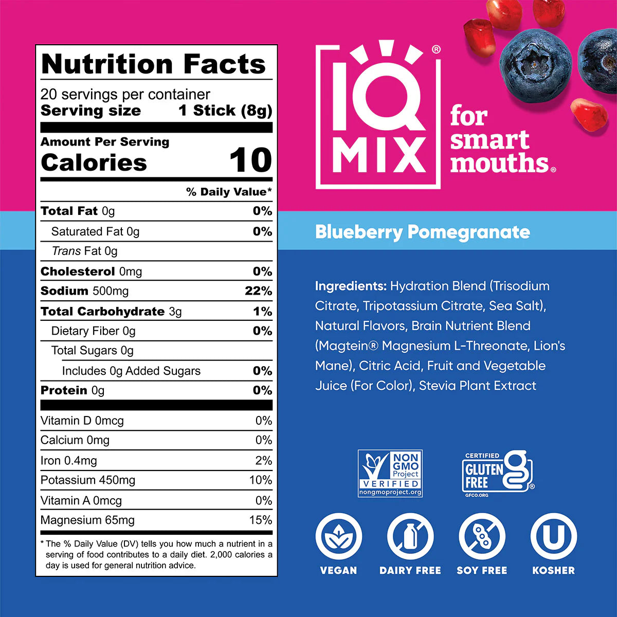 IQ Mix Blueberry Pomegranate (20)