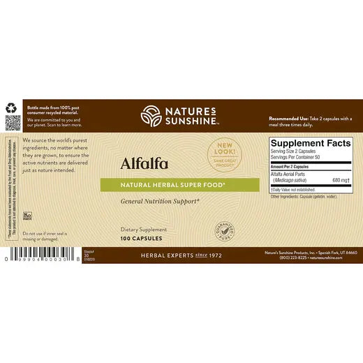 Alfalfa Supplement (100 caps)