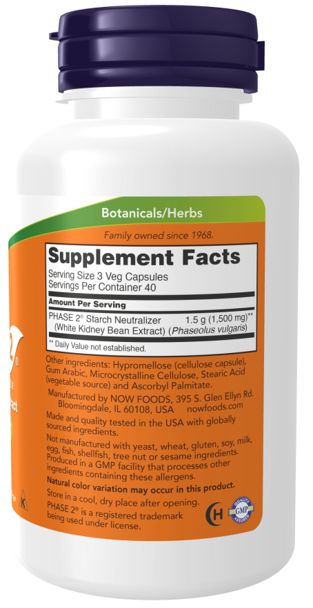 Phase 2® 500 mg Veg Capsules