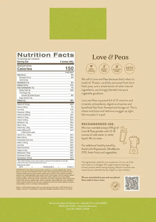 Love and Peas Sugar Free (675 g)