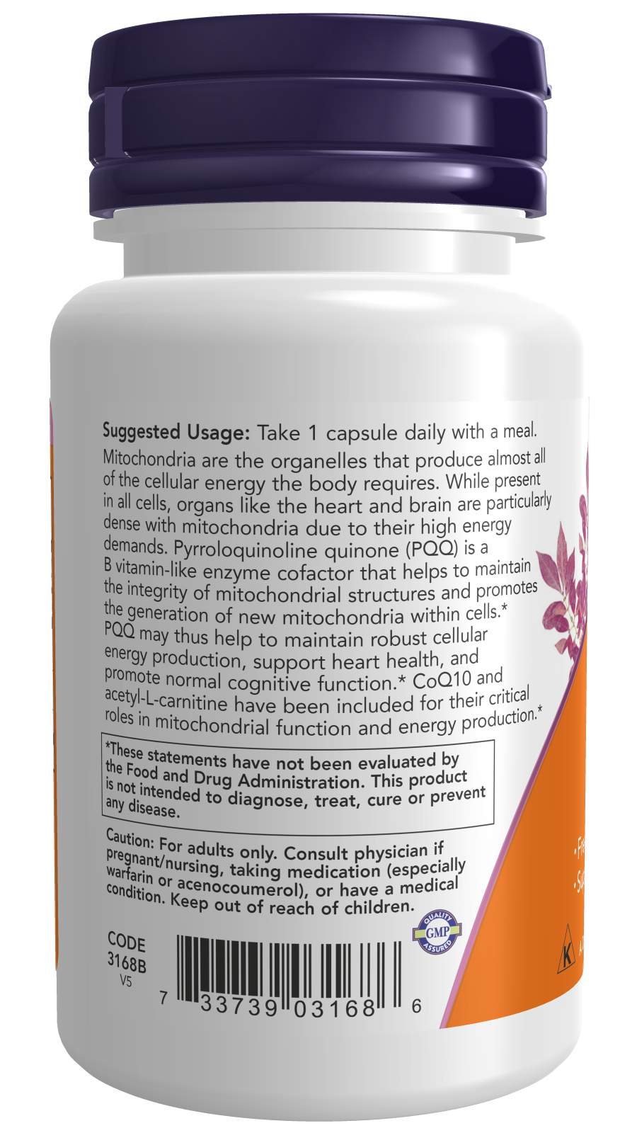 PQQ Energy Veg Capsules (30 Veg Capsules)