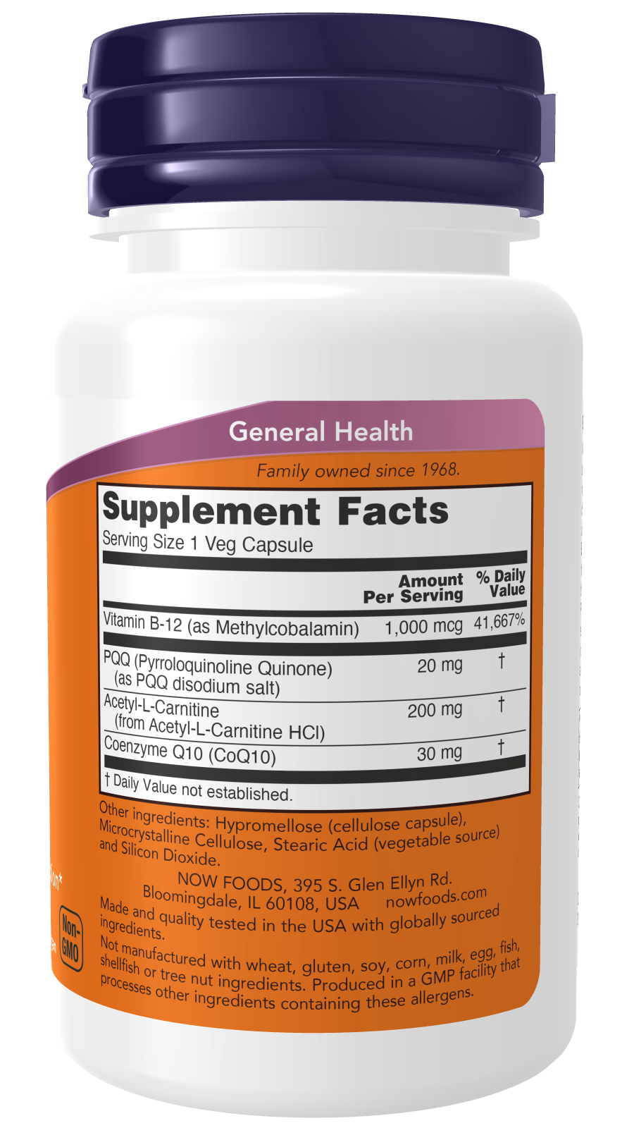 PQQ Energy Veg Capsules (30 Veg Capsules)