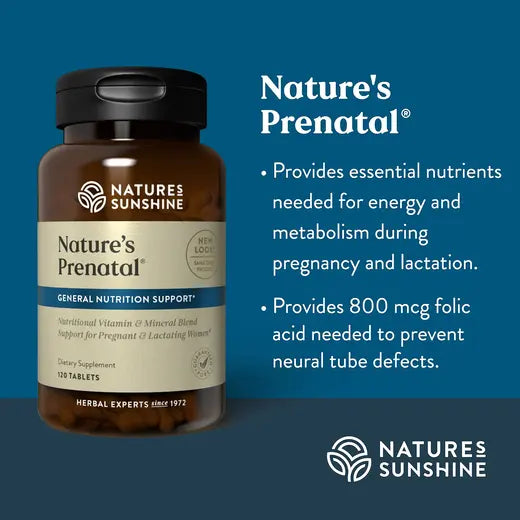 Nature’s Prenatal Multivitamin (120 tabs)
