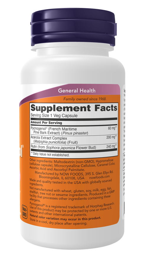 Pycnogenol® 60 mg Veg Capsules