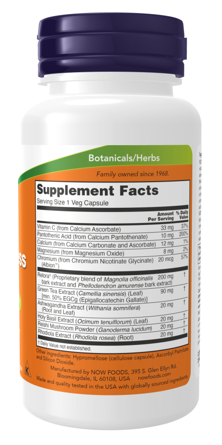 Adrenal Stress Support with Relora™ Veg Capsules (90 Veg Capsules)