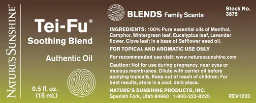 Tei-Fu® Soothing Blend Essential Oil (15 ML)