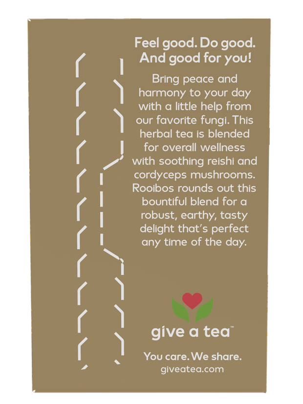 Rooibos Reishi Mushroom Tea (24 Tea Bags)