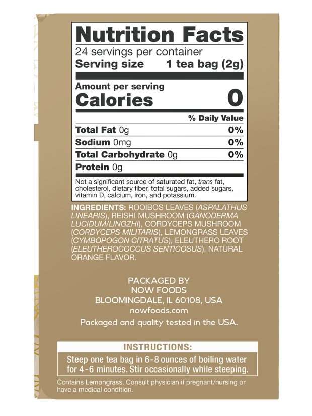 Rooibos Reishi Mushroom Tea (24 Tea Bags)