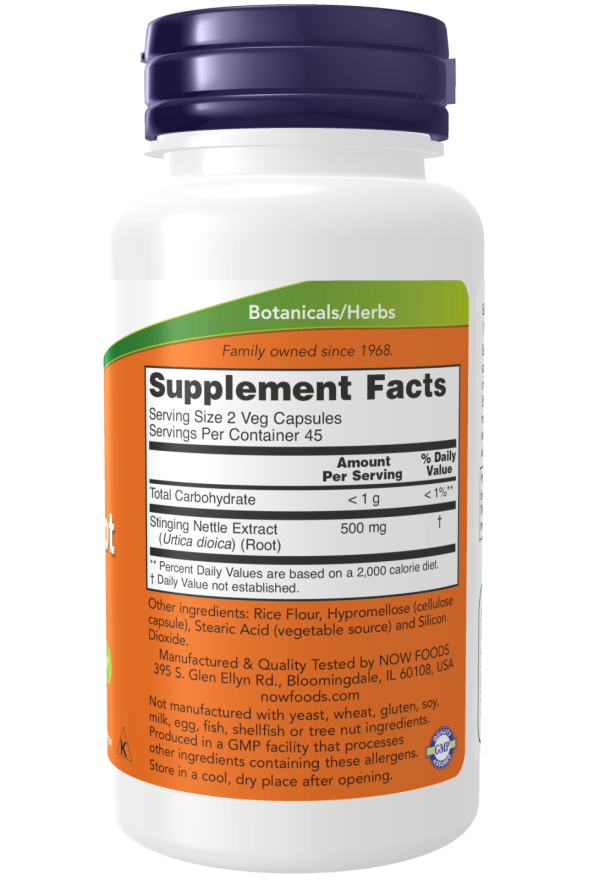 Stinging Nettle Root Extract 250 mg Veg Capsules (90 Veg Capsules)