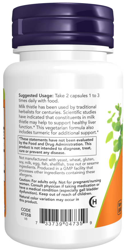 Milk Thistle Extract 150 mg Silymarin (120 mg) Veg Capsules (120 Veg Capsules)