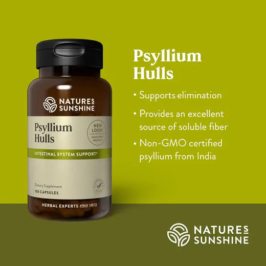 Psyllium Hulls (100 caps)