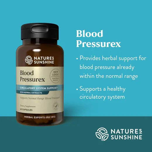 Blood Pressurex - Circulatory System Herbal Supplement (60 caps)