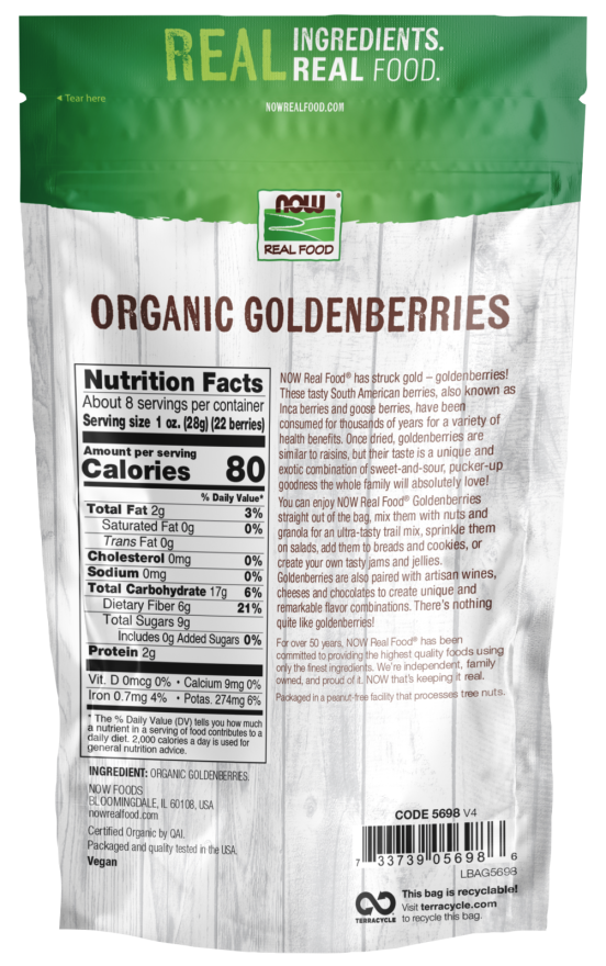 GoldenBerries, Organic 8 oz