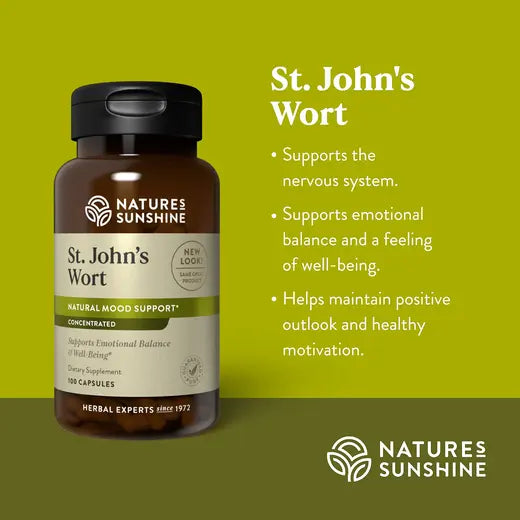 St. John's Wort Concentrated Dietary Supplement (100 Caps)