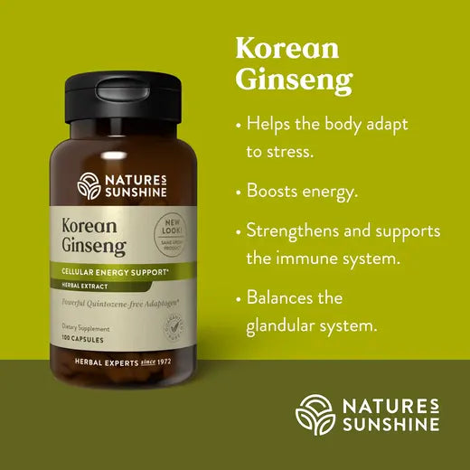 Ginseng, Korean (100 caps)