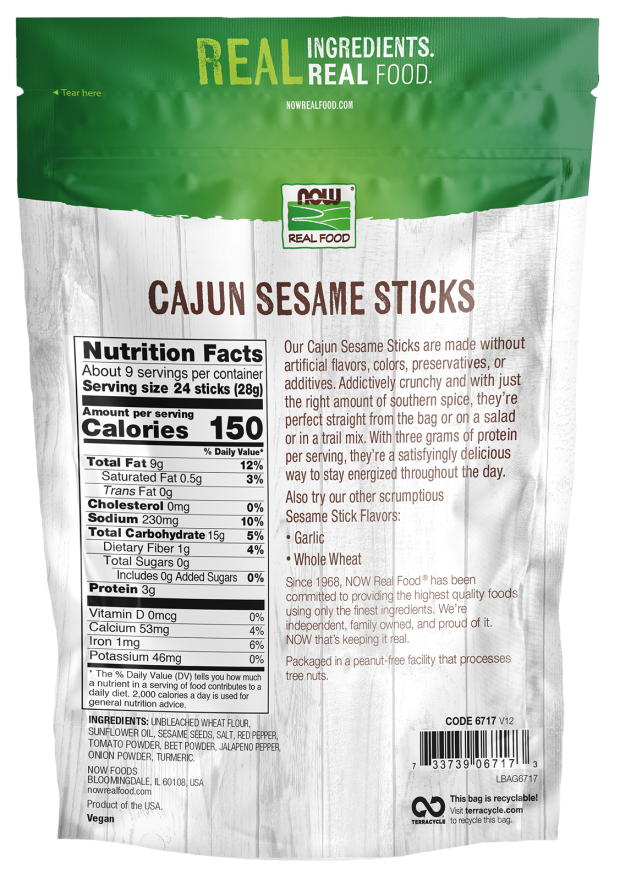 Cajun Sesame Sticks 9 oz.