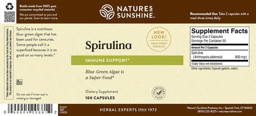 Spirulina (100 caps)
