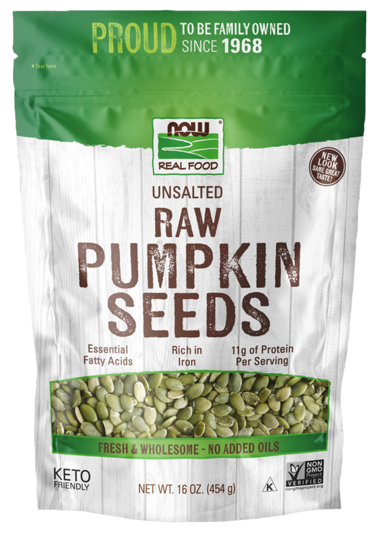 Pumpkin Seeds, Raw & Unsalted (16 oz.)