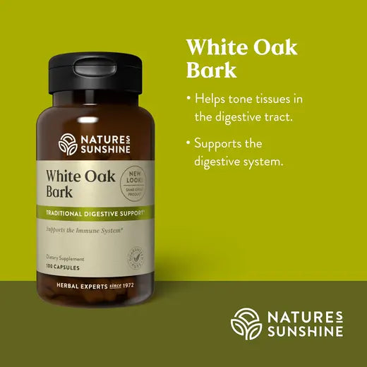 White Oak Bark (100 caps)