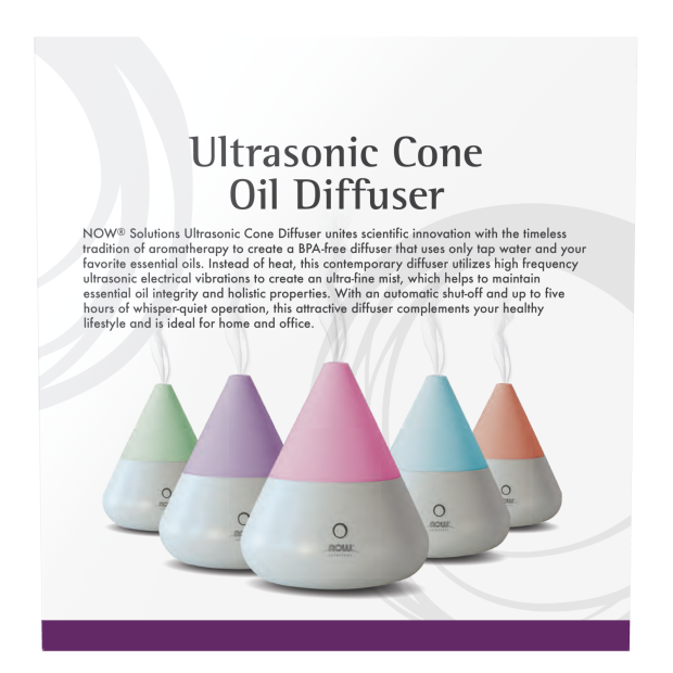 Ultrasonic Essential Oil Diffuser (1 Diffuser)