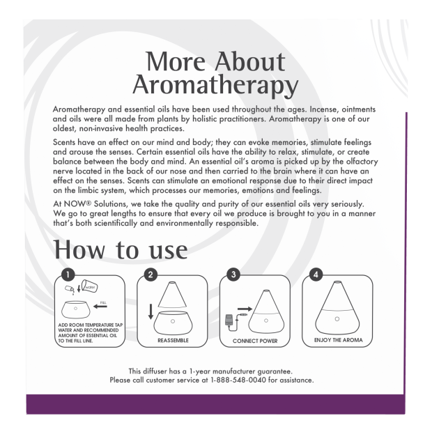 Ultrasonic Essential Oil Diffuser (1 Diffuser)