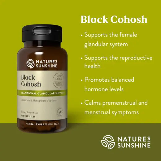 Natural Menopzuse Supplement Black Cohosh (100 caps)