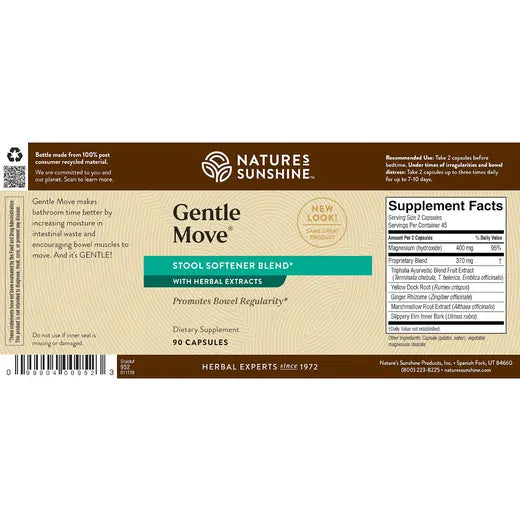 Gentle Move Stool Softener Blend (90 caps)