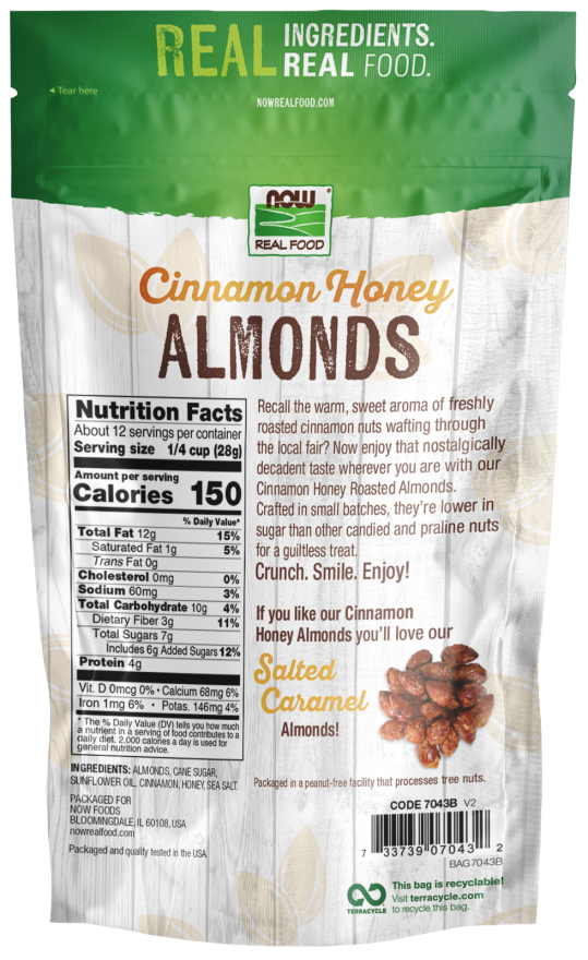 Almonds, Cinnamon Honey