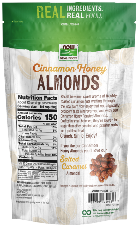 Almonds, Cinnamon Honey