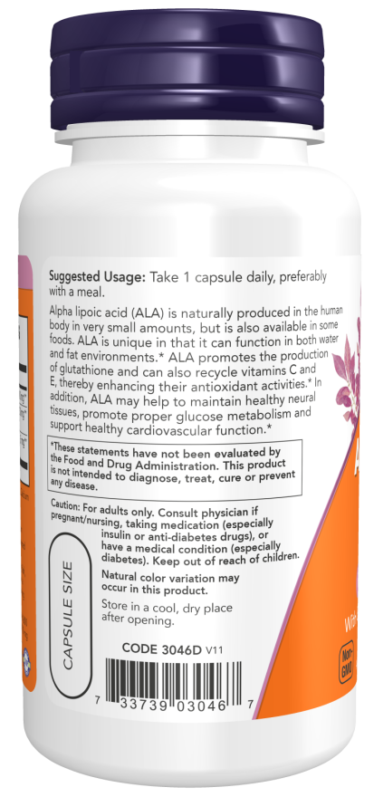 Alpha lipoic acid 600 mg (60)