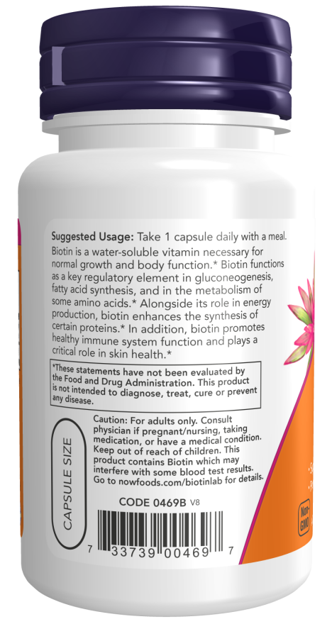 Biotin 1000 mcg Veg Capsules
