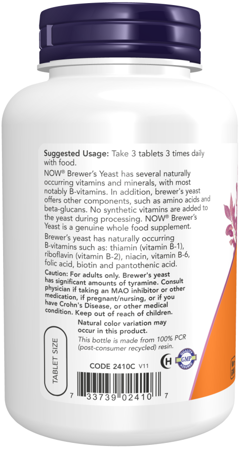Brewer's Yeast 650 mg Tablets
